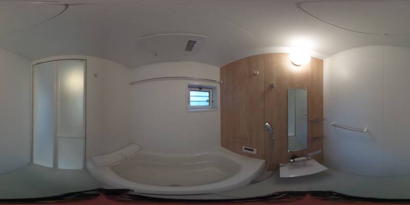 パノラマ画像バスルーム