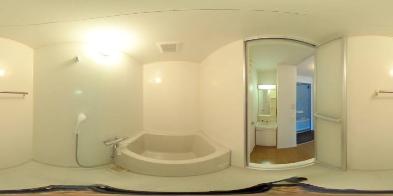 パノラマ画像バスルーム