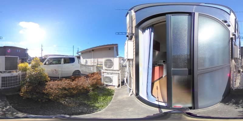 パノラマ画像バルコニー