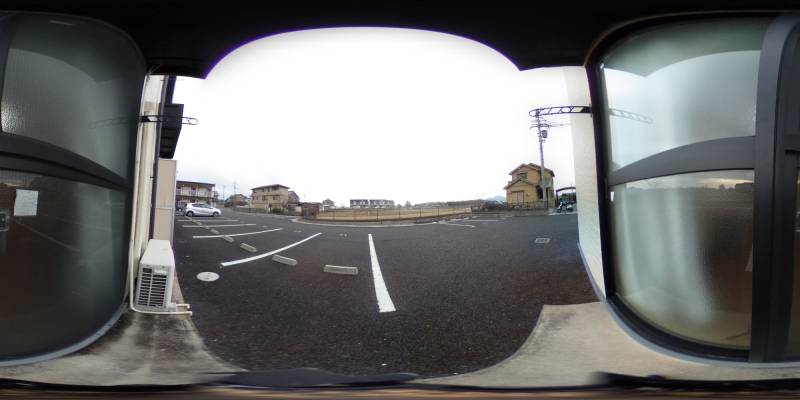 パノラマ画像バルコニー