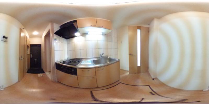 パノラマ画像キッチン