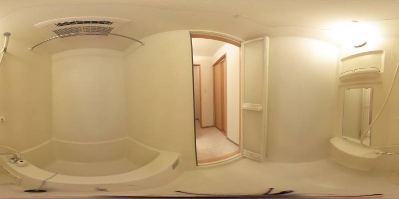 パノラマ画像バスルーム