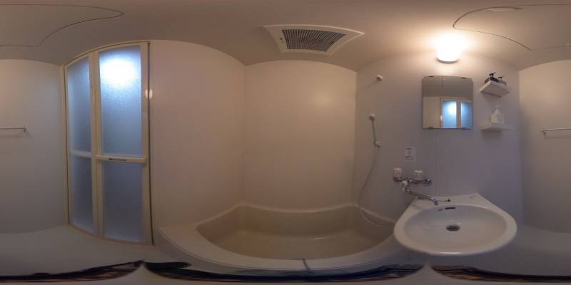 パノラマ画像バスルーム