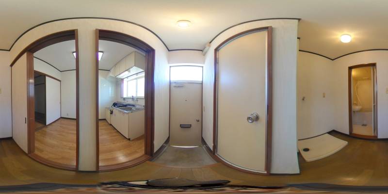 パノラマ画像玄関