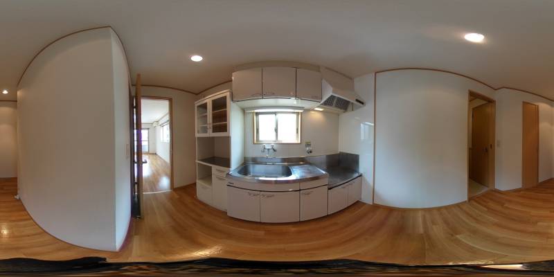 パノラマ画像キッチン