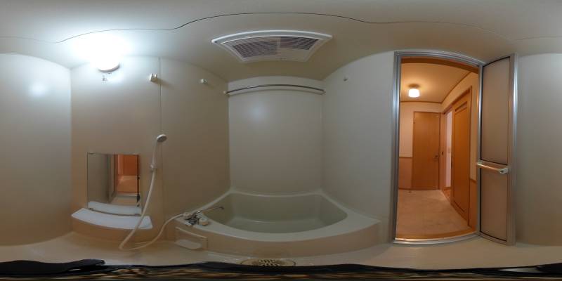 パノラマ画像バスルーム