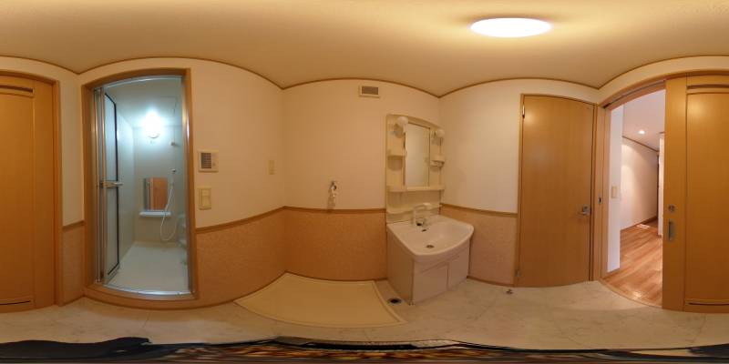 パノラマ画像洗面所