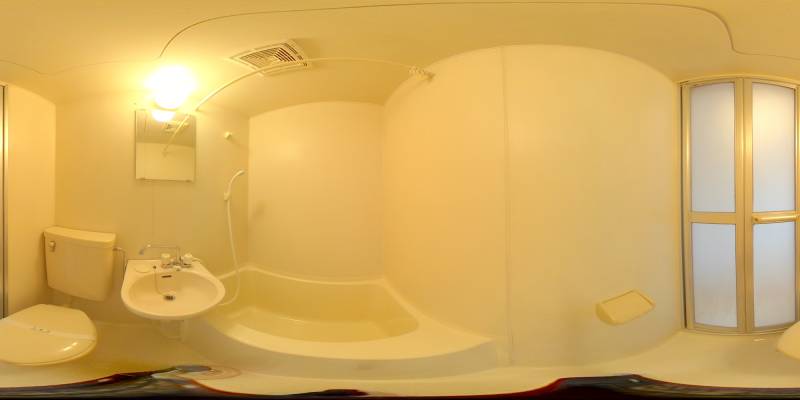 パノラマ画像バスルーム