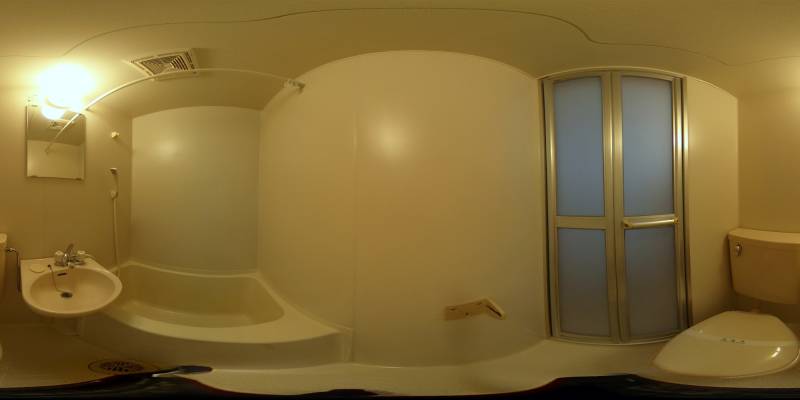 パノラマ画像バスルーム