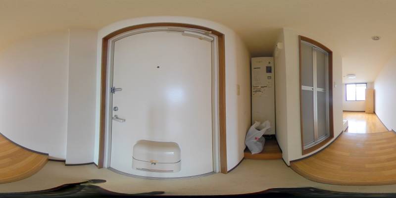 パノラマ画像玄関