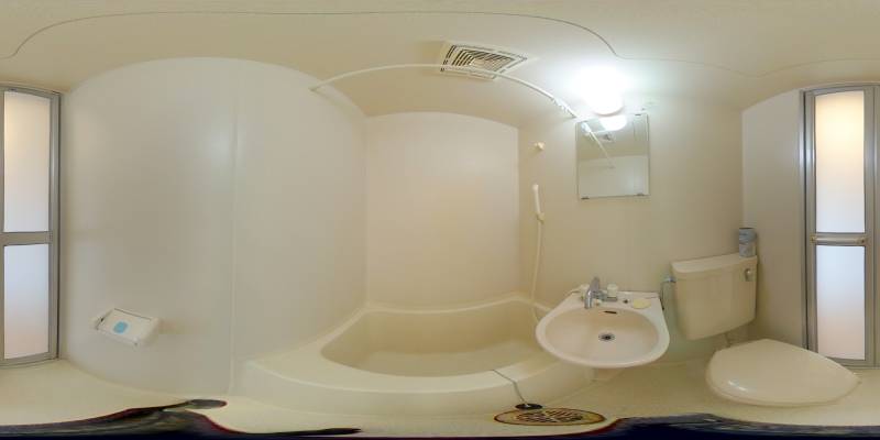 パノラマ画像バスルーム