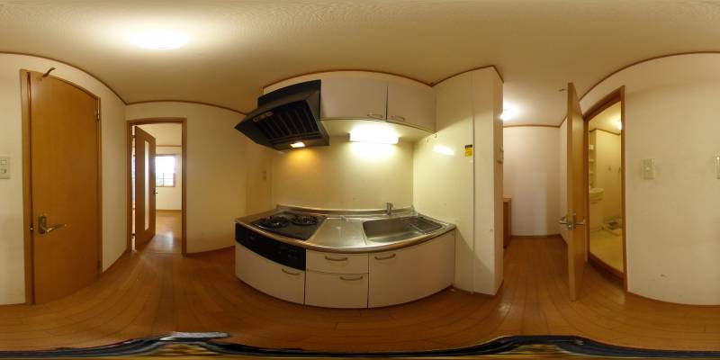 パノラマ画像キッチン