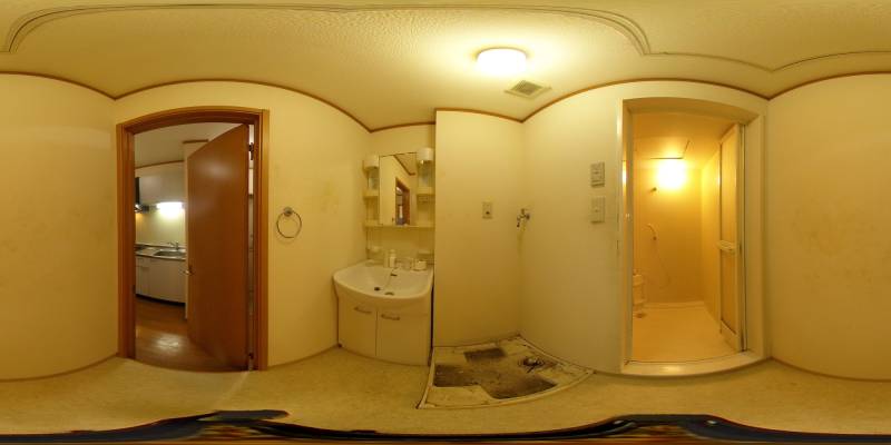 パノラマ画像洗面所