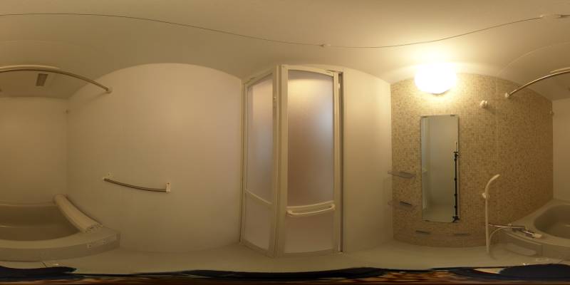 パノラマ画像バスルーム