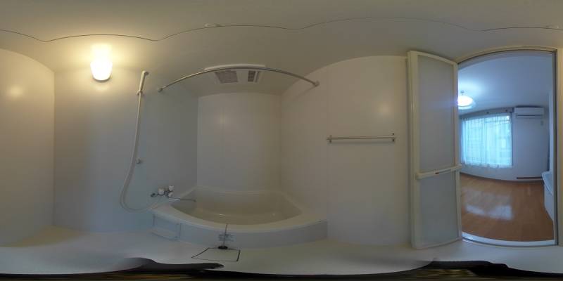 パノラマ画像バスルーム