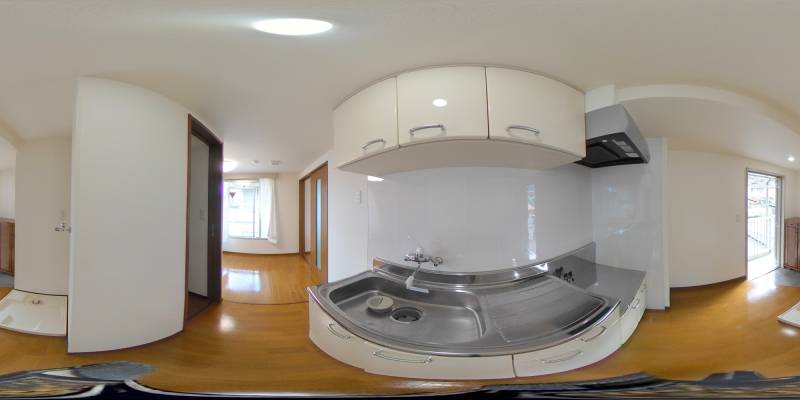 パノラマ画像キッチン