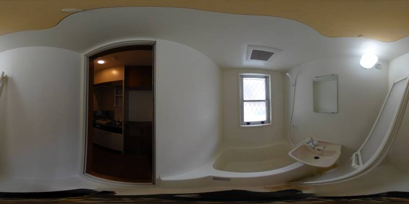 パノラマ画像バスルーム