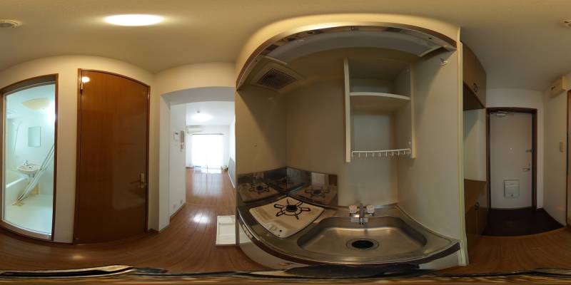 パノラマ画像キッチン