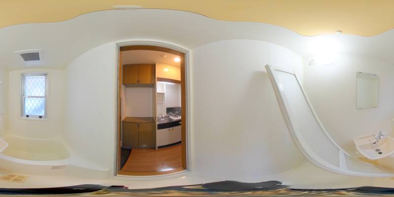 パノラマ画像バスルーム