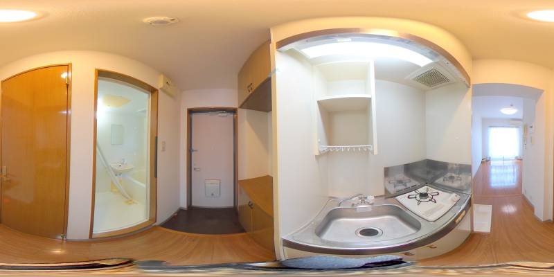 パノラマ画像キッチン