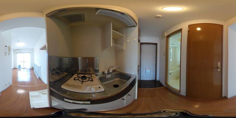 パノラマ画像キッチン