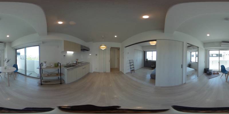 パノラマ画像リビング