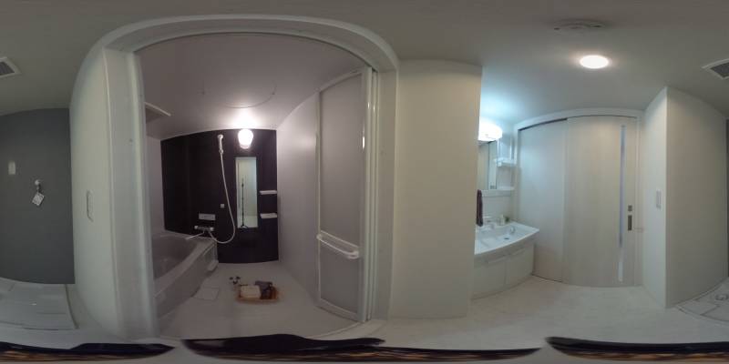 パノラマ画像洗面所