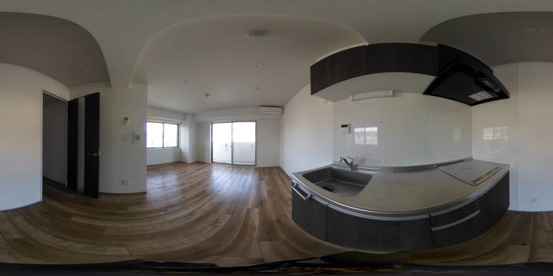 パノラマ画像キッチン