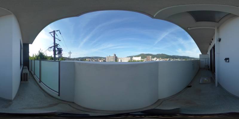 パノラマ画像バルコニー