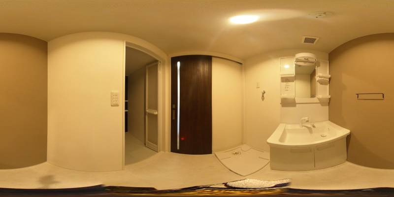 パノラマ画像洗面所