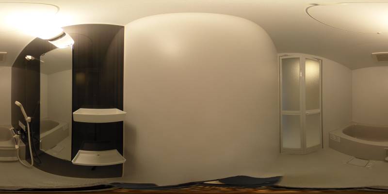 パノラマ画像バスルーム