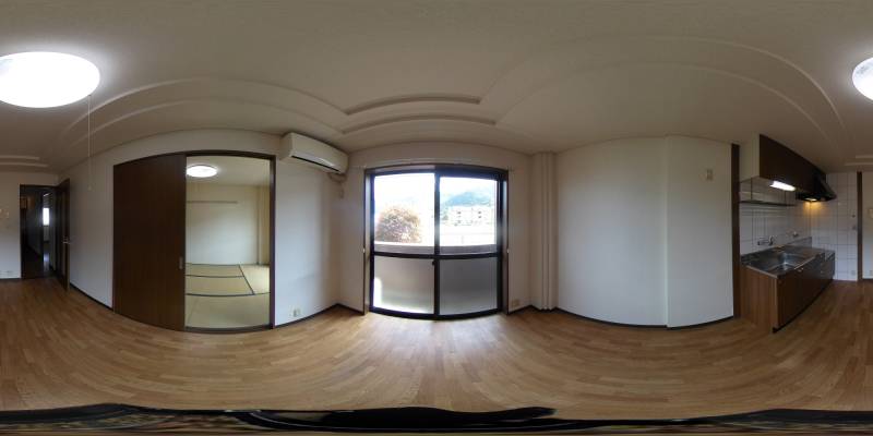 パノラマ画像リビング