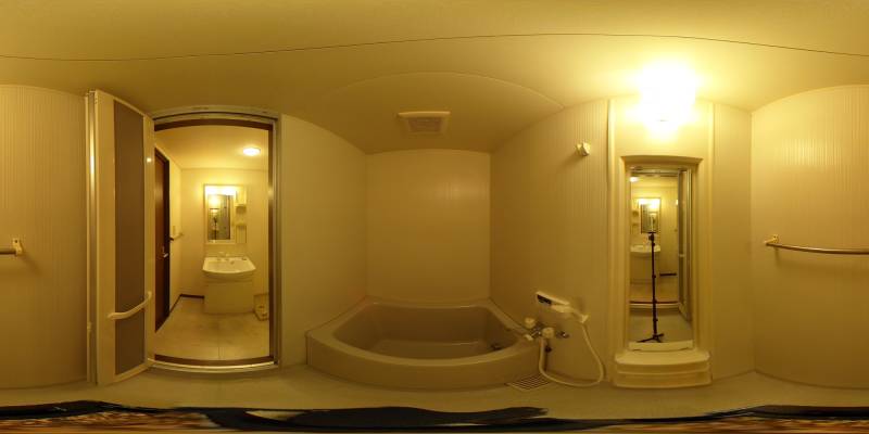 パノラマ画像バスルーム