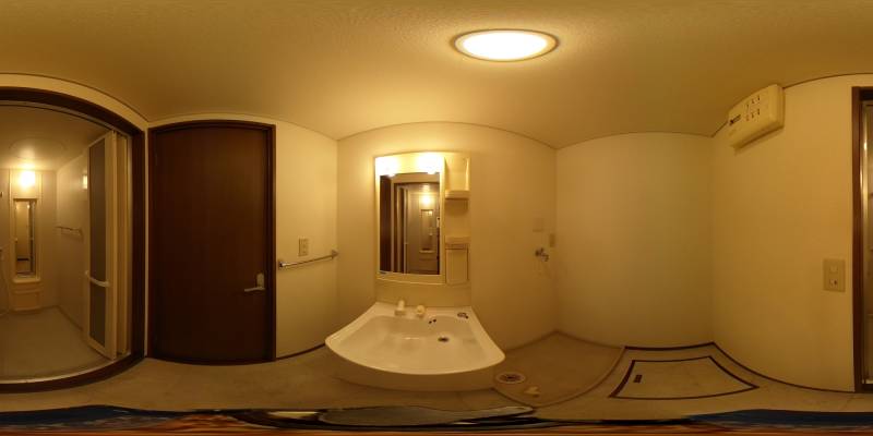 パノラマ画像洗面所