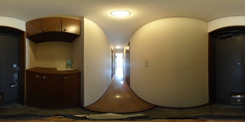 パノラマ画像玄関