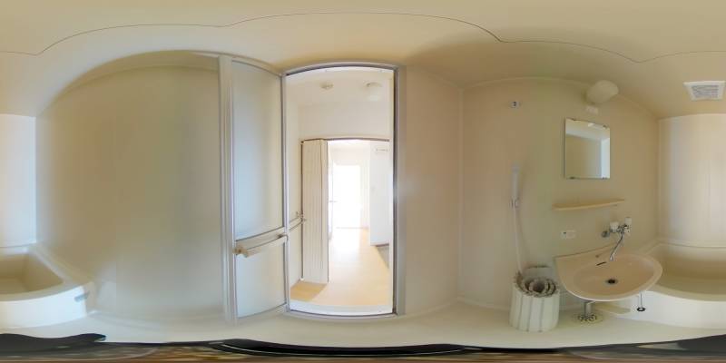 パノラマ画像バスルーム