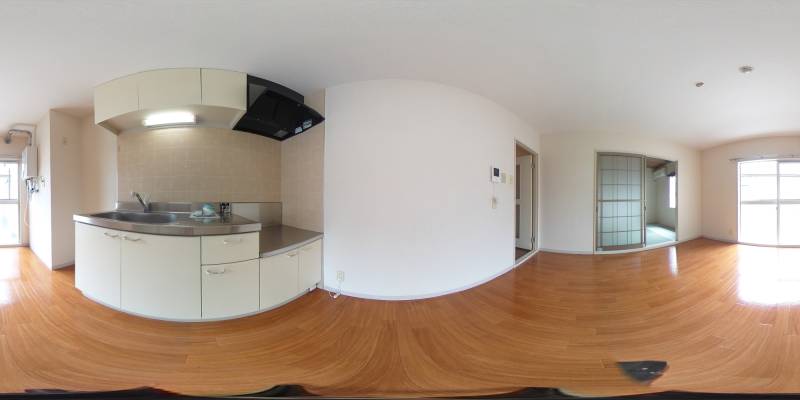 パノラマ画像キッチン