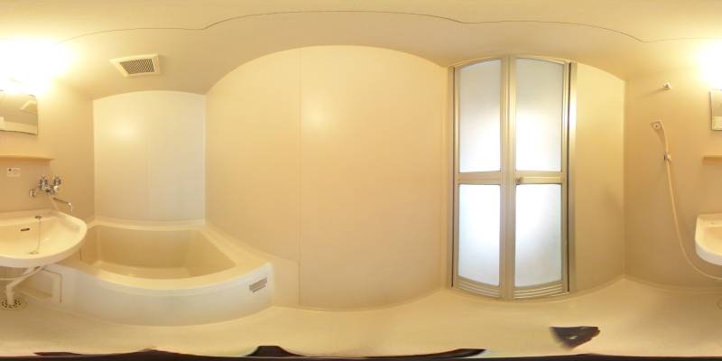 パノラマ画像バスルーム