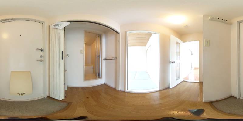 パノラマ画像玄関