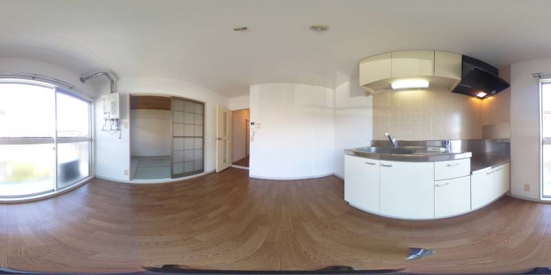 パノラマ画像キッチン