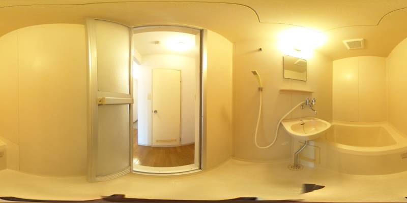 パノラマ画像バスルーム