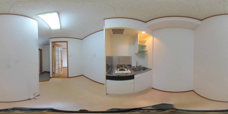 パノラマ画像キッチン