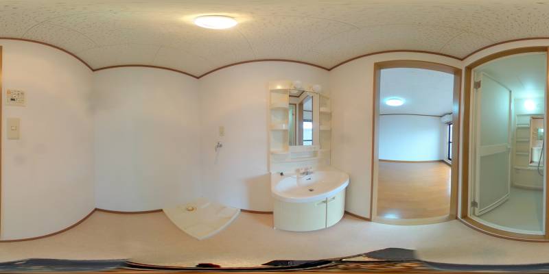 パノラマ画像洗面所