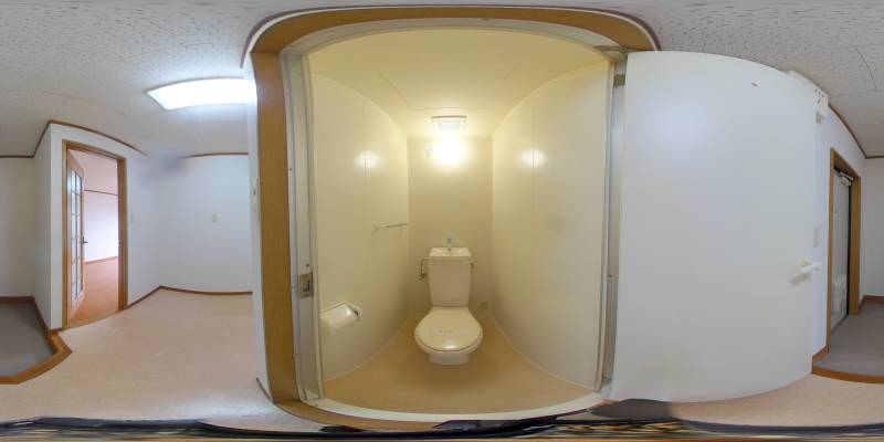 パノラマ画像トイレ