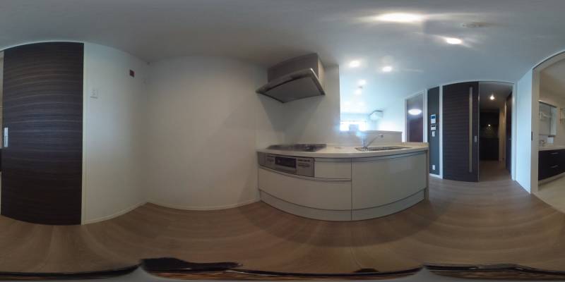 パノラマ画像キッチン