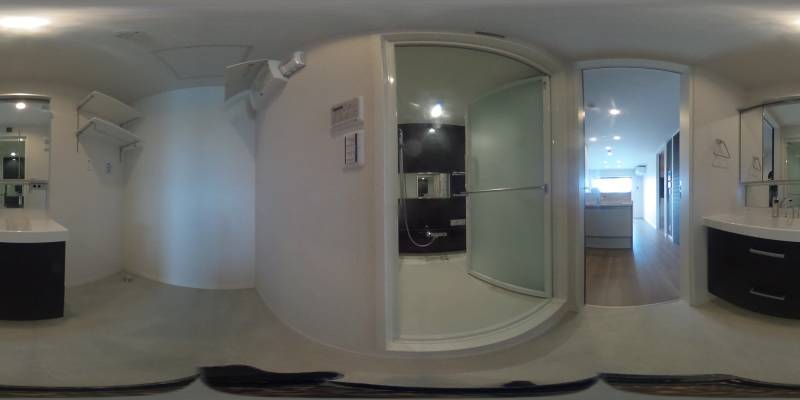 パノラマ画像洗面所