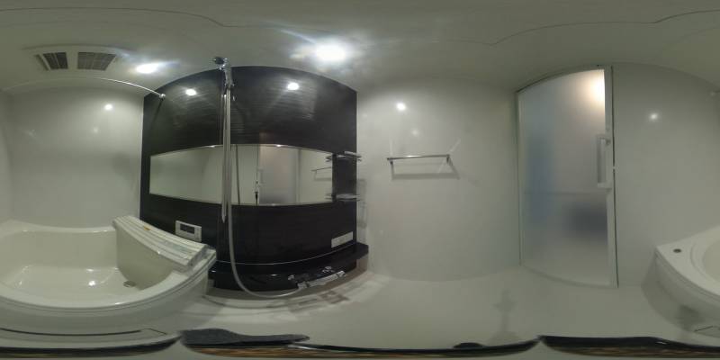 パノラマ画像バスルーム
