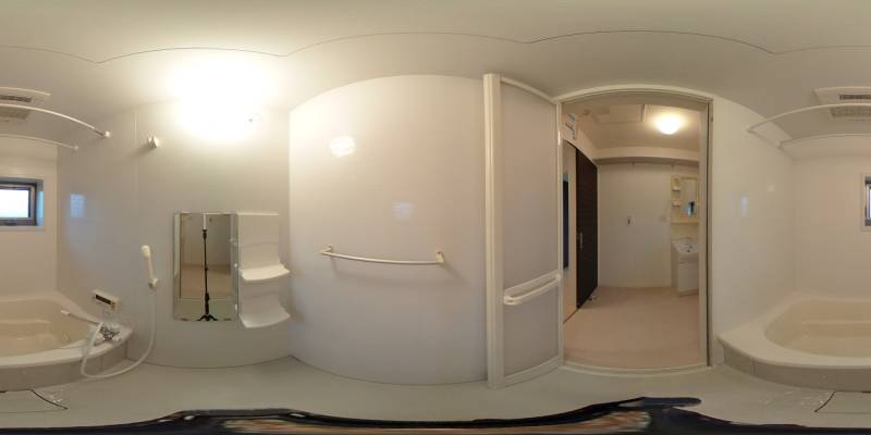 パノラマ画像バスルーム