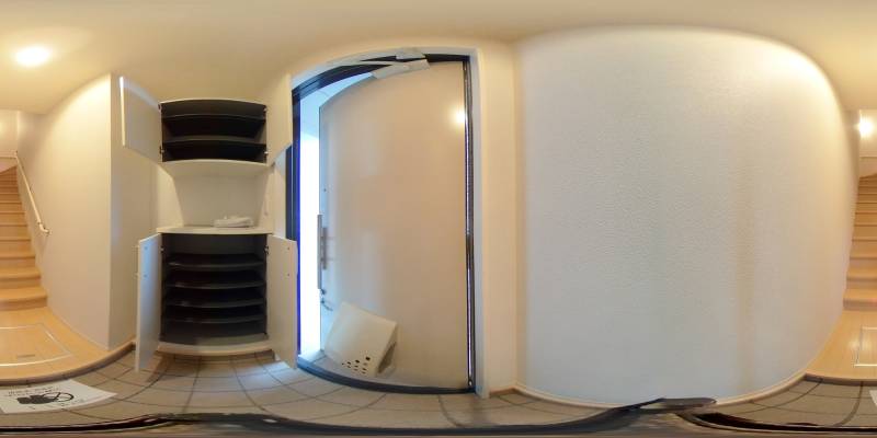 パノラマ画像玄関