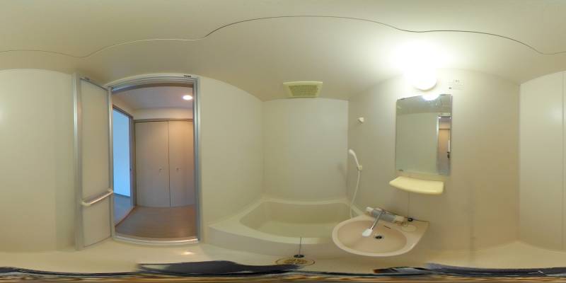 パノラマ画像バスルーム